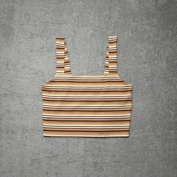 American Eagle Striped Tank Top - Picture 1 of 3